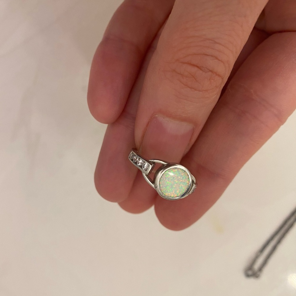 Sterling Silver Opal Ring